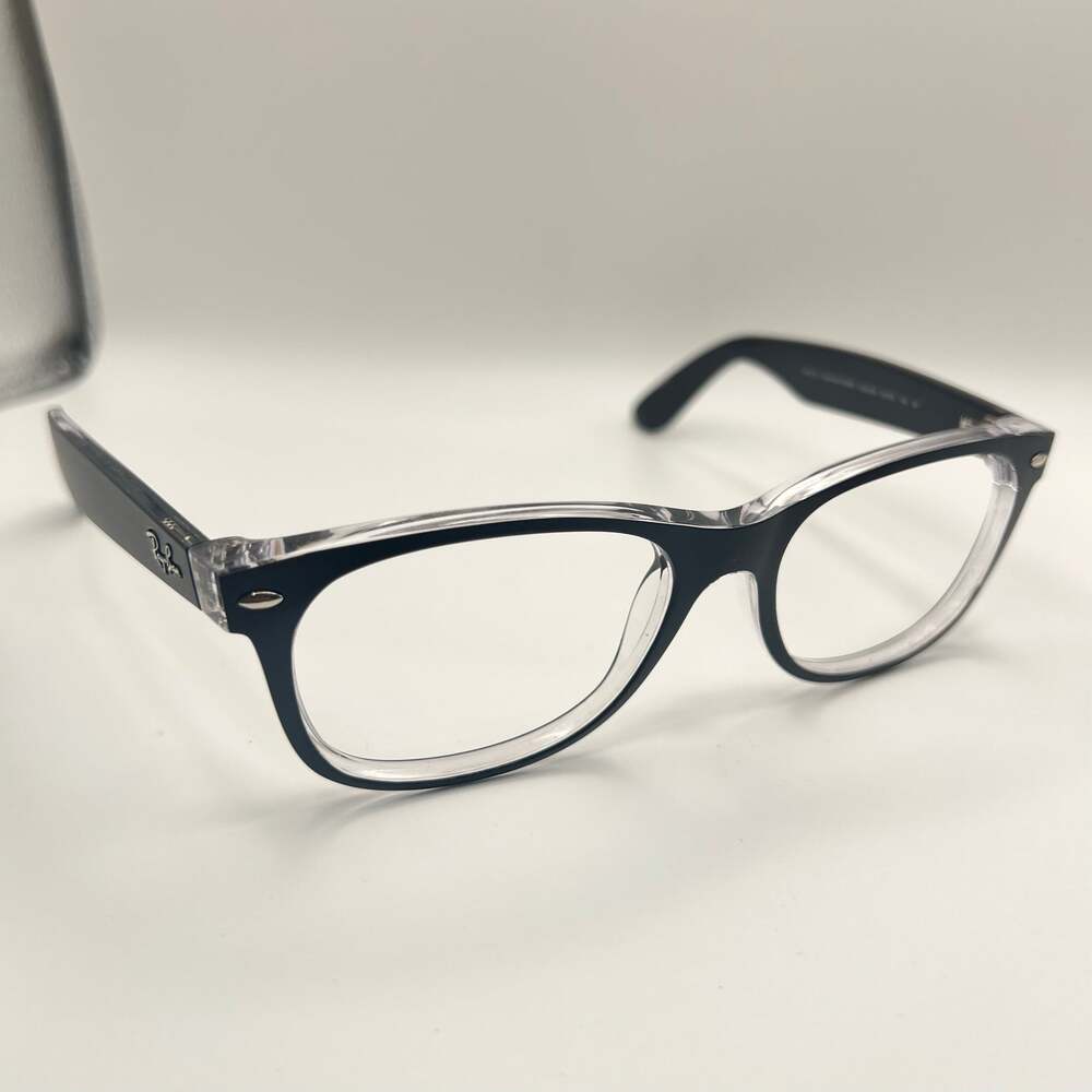 Ray-Ban RB2132 6052/58 Black New Wayfarer Sunglasses FRAMES ONLY 55-18-145 Italy